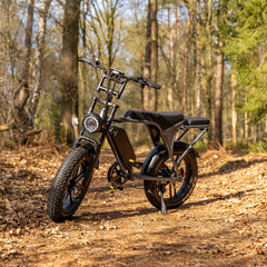 V8 Fatbike in het bos