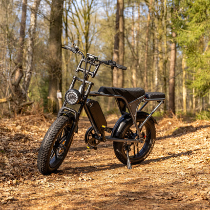V8 Fatbike in het bos